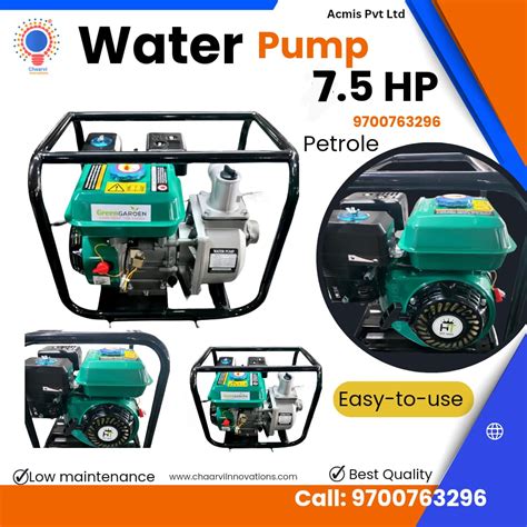 Green Planet Petrol Water Pump Set 4 Stroke Advanced Technology