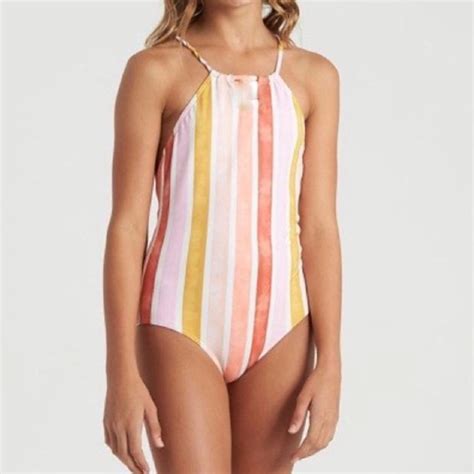 Billabong Swim Billabong Girls So Stoked One Piece Swim Poshmark