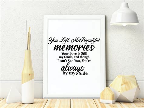 You Left Me Beautiful Memories Graphic By Vectorenvy · Creative Fabrica