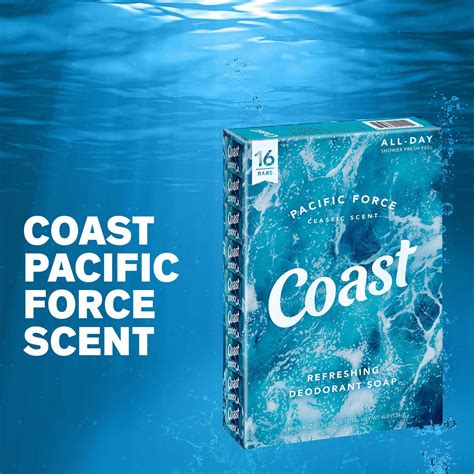 Buy Coast Refreshing Deodorant Soap Bar 16 Bars Thick Rich Lather Leaves Your Body Feeling