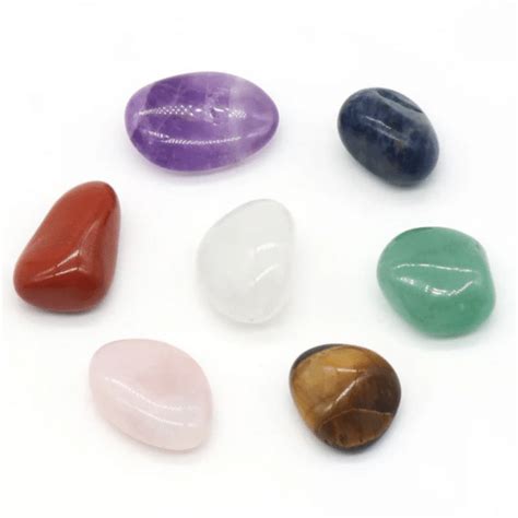 Coffret Pierre Naturelle De Pi Ces Chakras Shop