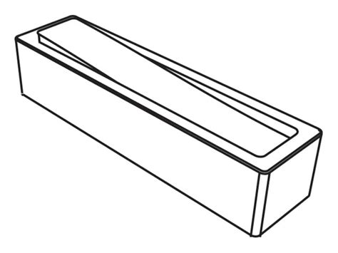 Pavoflex Non Stick Silicone Mould 20 Tilted Ramps 60 X 40cm