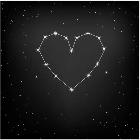 Star Heart In Night Sky — Stock Vector © Prezent 3947258