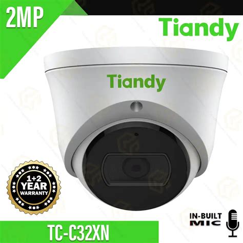 TIANDY 2MP IP DOME CAMERA TC C32XN COLOR INBUILT MIC