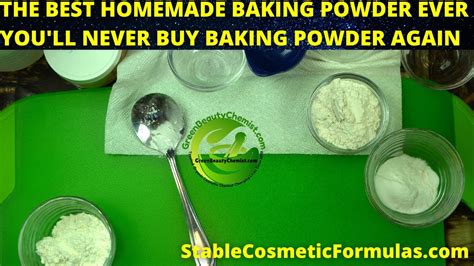 Best Diy Homemade Baking Powder Recipe You Ll Never Buy Baking Powder Again Youtube