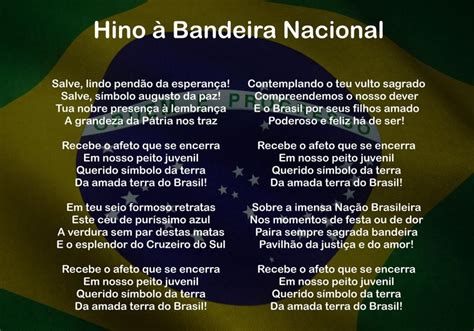 Painel Educativo Em Lona Hino A Bandeira Nacional Bandeira Do Brasil