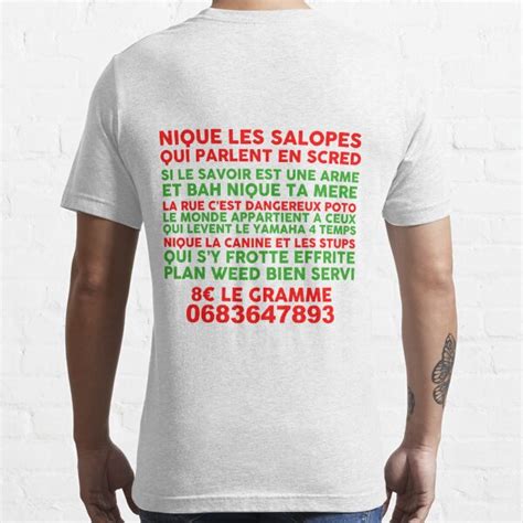 T Shirt Essentiel Avec L Uvre Misterv N Que Les Sal Pes Qui