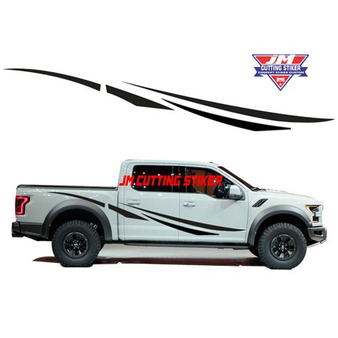 Jual Stiker Striping Body Mobil Double Cabin Cutting Stiker Variasi