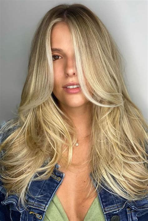 50 Trendy Hair Colour For Every Women Layered Butter Blonde