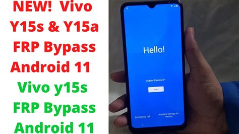 NEW Vivo Y15s Y15a FRP Bypass Android 11 Without PC Vivo Y15s Frp