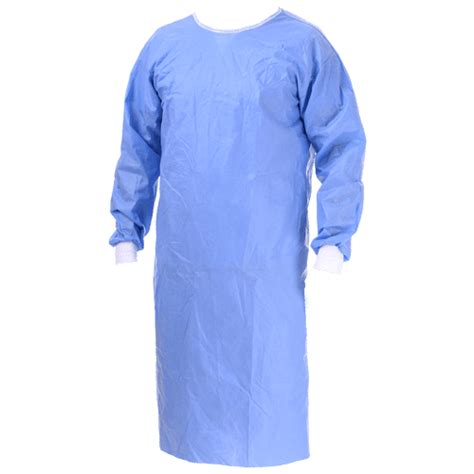 Isolation Surgical Gown Disposable Blue 40gsm Medical Hospital Large