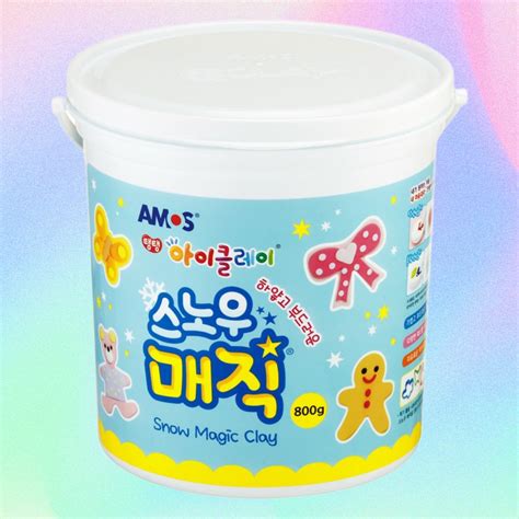 Amos Snow Magic Clay 800g – Slimey Pallets