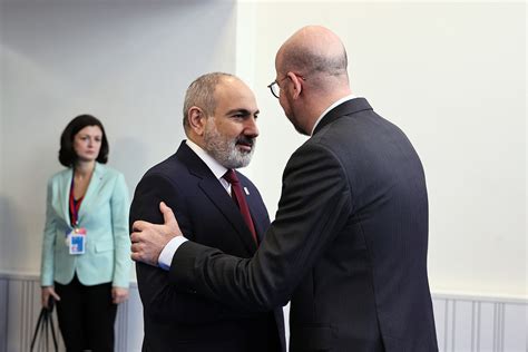 Nikol Pashinyan And Charles Michel Meet In Brussels Press Releases