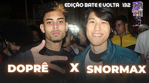 Não faltou rima boa NLE DOPRÊ x SNORMAX 2 FASE 132 Batalha dos