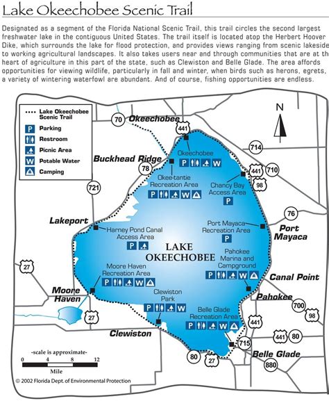 Fishing Map Of Lake Okeechobee Florida - Printable Maps