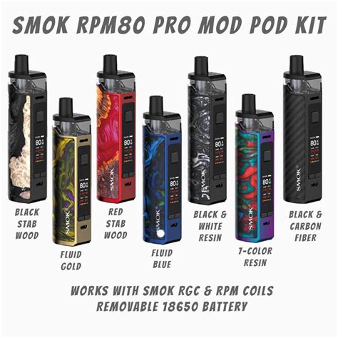 Smok Rpm Pro Pod Mod Kit Pod System Vape Mate Dubai