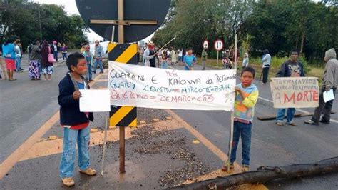 Ind Genas Bloqueiam Rodovias Em Ms Contra Marco Temporal Que Tira