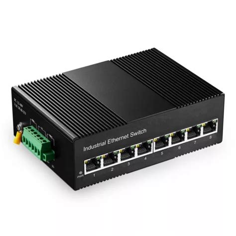 Binardat Port Gigabit Poe Din Rail Industrial Ethernet Switch Poe