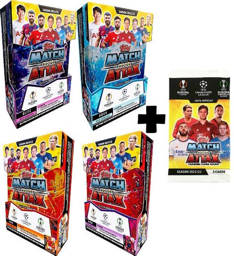 Topps Champions League Match Attax 2021 22 Mega Tin Set Booster