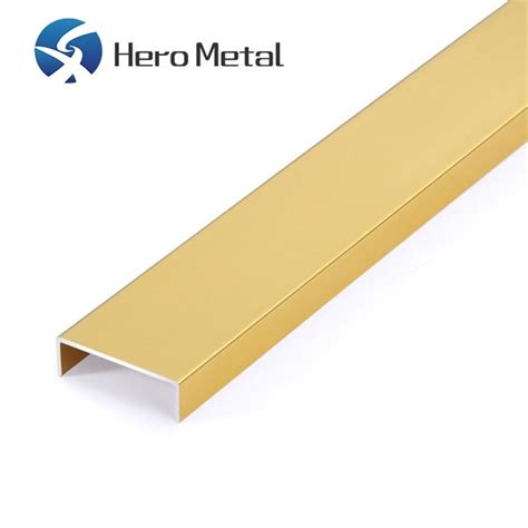 Custom U Shaped Metal Edge Trim Suppliers Manufacturers Factory