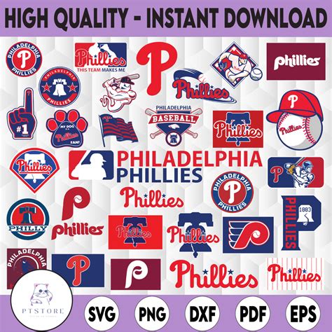 30 Files Philadelphia Phillies Svg Baseball Clipart Philad Inspire