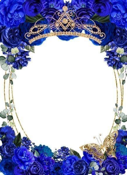 Pin by El confetti fetti on 15 añossss 2 Royal blue flowers Blue