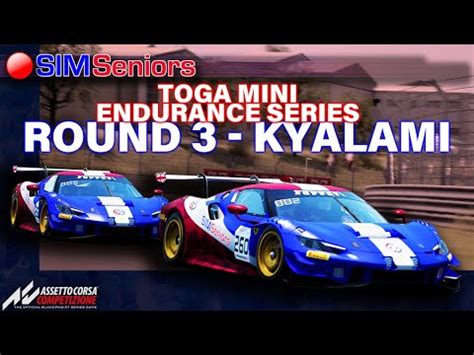 Acc Toga Simseniors Mini Endurance Round Kyalami Youtube