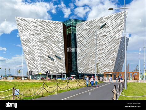 Titanic Belfast museum, Titanic Quarter, Belfast, Northern Ireland, UK ...