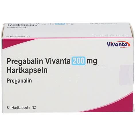 Pregabalin Vivanta Mg Hartkapseln St Mit Dem E Rezept Kaufen