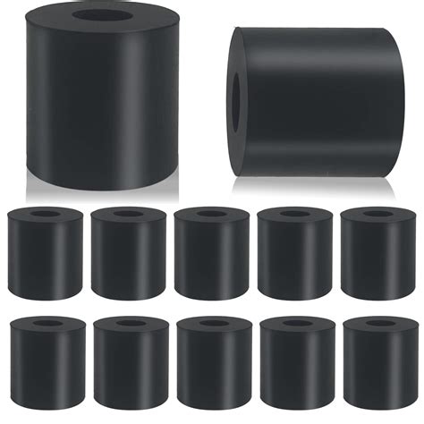 12 Pcs Multi Purpose Rubber Spacer 1 Inch Od X 38 Inch Id X 1 Inch