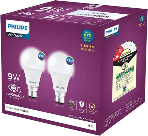 Buy Panasonic Base B Watt Led Bulb Pack Of Cool Day Light