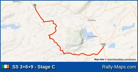 Ss 369 Stage C Stage Map Clare Stages Rally 2023 Inrc 🌍 Rally