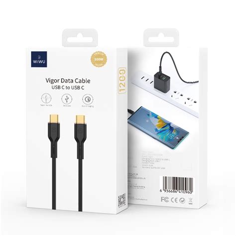 Wiwu Vitality Series Yq Pd W Usb C Type C To Usb C Type C Fast