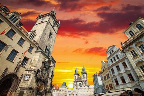 Prague Old Town Square Photo Background And Picture For Free Download