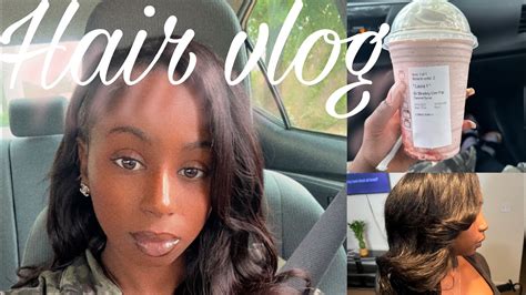 Hair Vlog Deep Side Part Quickweave With Leave Out YouTube