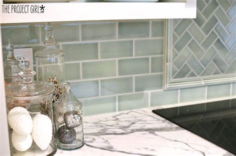 Blue Green Glass Backsplash Tile Glass Designs