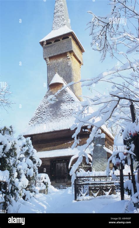 The Church Of The Holy Paraskeva Traditional Maramures Style Wooden