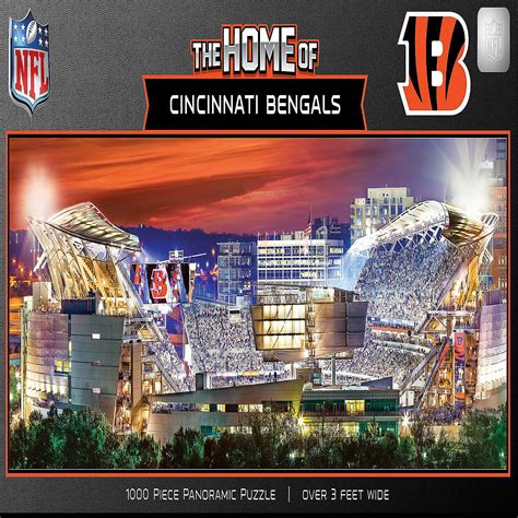 Cincinnati Bengals - Stadium View 1000 Piece Panoramic Jigsaw Puzzle ...