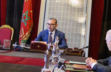 Le Roi Mohammed Vi Pr Side Une S Ance De Travail Consacr E La