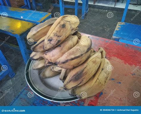 Boiled Banana Is A Traditional Food In Indonesia Stock Photo Image Of