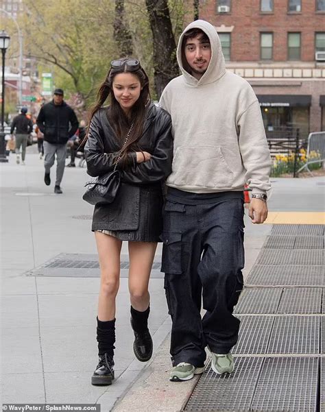 Olivia Rodrigo Looks Giddy As She Cuddles Up To Zack Bia Post Lunch