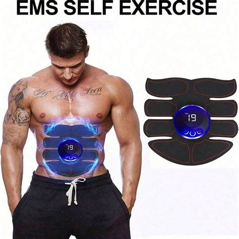 Stimulateur Musculaire Abdominal Ems Patchs D Entra Nement Des Bras