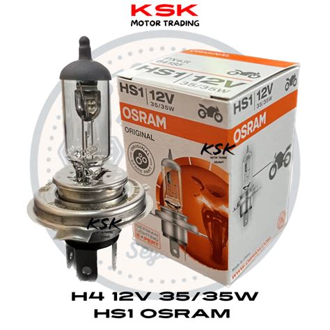 【1111 Sale】original Osram H4 12v3535w Hs1 Bulb Headlamp Headlight