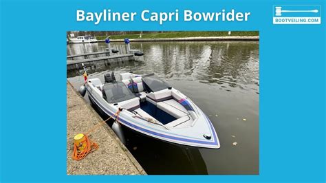 Bayliner Capri Bowrider Youtube