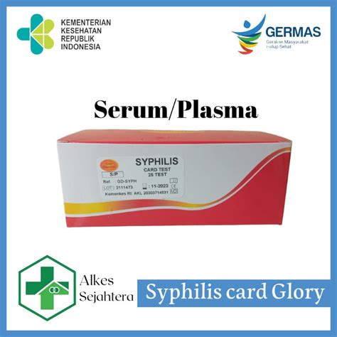 Jual Syphilis Sifilis Cassette 25 Test Device Glory Diagnostics