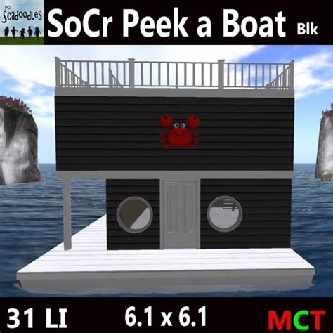 Second Life Marketplace Socr Peek A Boat Blk