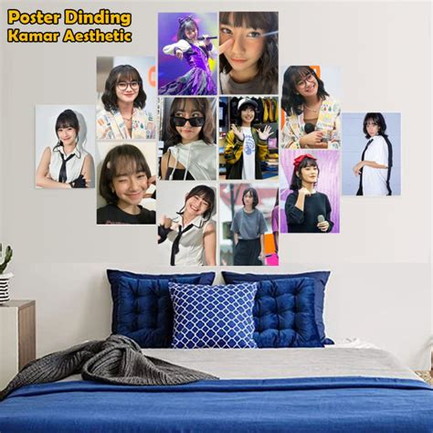 Poster Dinding Kamar Freya JKT48 Ukuran A6 A5 A4 Poster Kamar Gambar