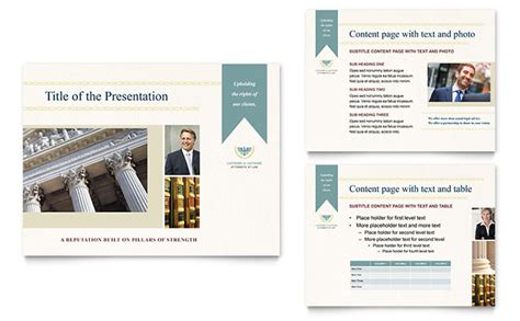 Law Firm PowerPoint Presentation Template Design