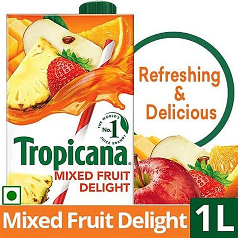 Buy Tropicana Fruit Juice Delight Mixed Fruit L Online At Best Price