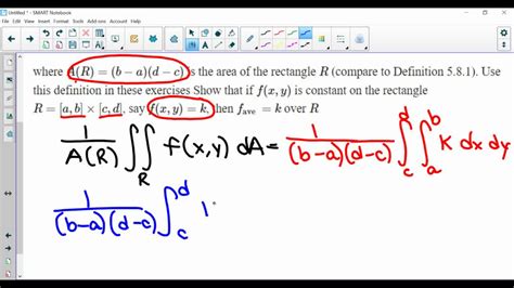 SOLVED The Average Value Or Mean Value Of A Continuous Function F X Y